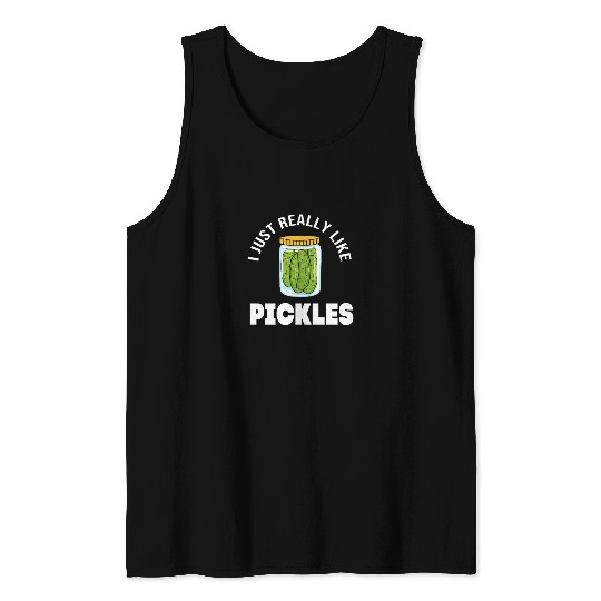 Pickles Fermented Food Cucumber Pickle Tank Tops