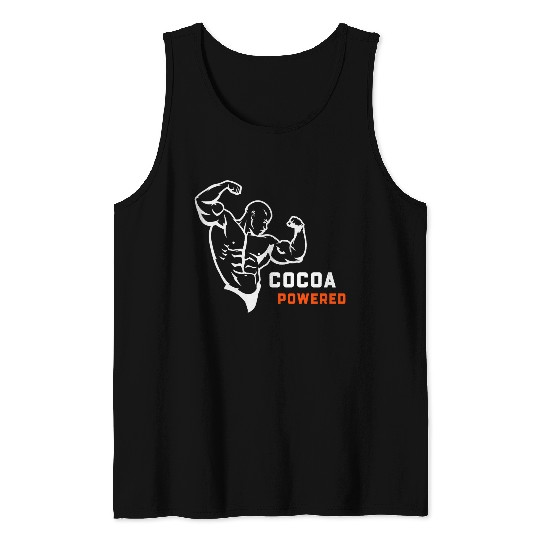 Cocoa Powered Chocolate Gym Tank Tops