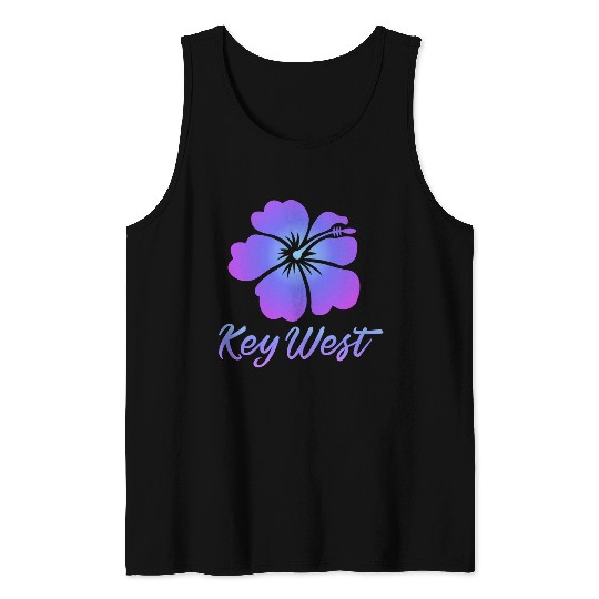 Key West Hibiscus Tank Tops