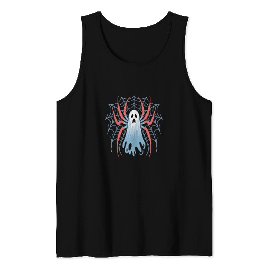 Ghost Spider Scream Tank Tops