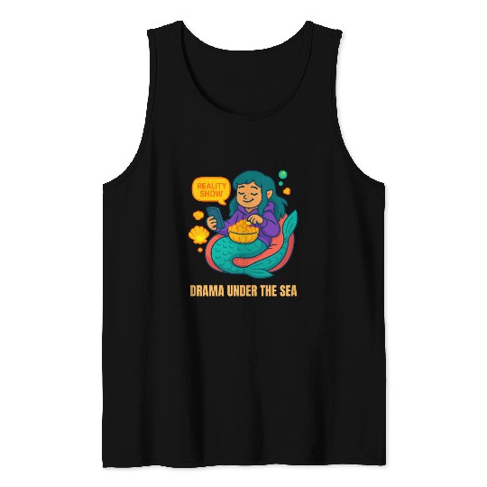 Drama Under the Sea Tank Tops