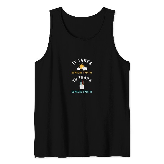 Sped Teacher Education Autism Tank Tops