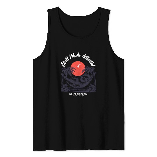 Chill Mode Activated – Sloth Hammock Paradise Tank Tops