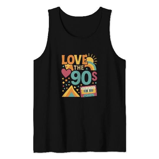 Retro 90s Love – V Tank Tops