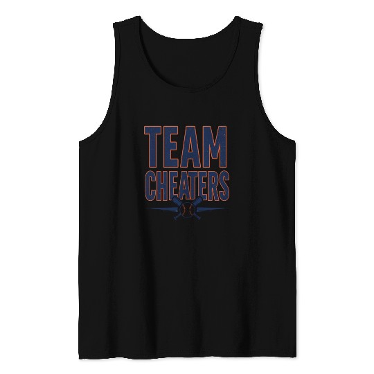 Houston Asterisks Baseball Team Cheaters Tank Tops