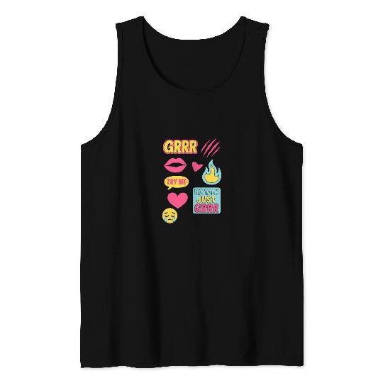 Sticker Grrr – TikTok Baddie Pack Tank Tops