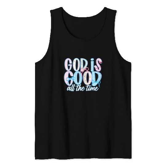 God Is Good All The Time Preppy Boho Christian Tank Tops