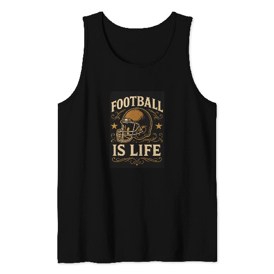 football is life Tank Tops