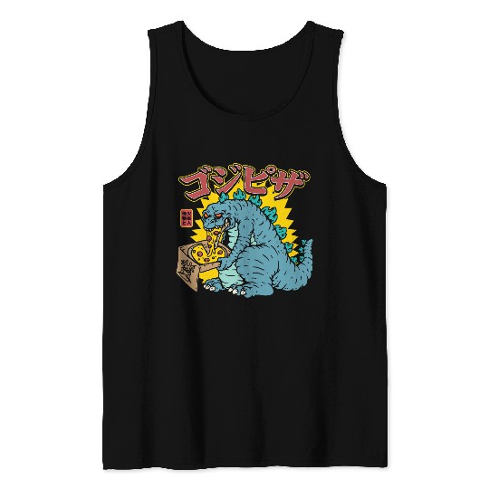 Kaiju Pizza Cravings Tank Tops