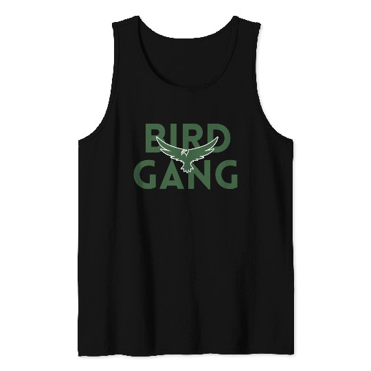 Bird Gang Bold Logo Design Tank Tops