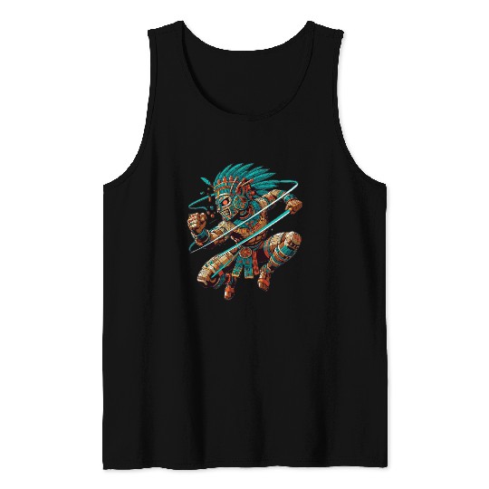 Aztec Warrior - Inca Maya Mayans Tank Tops