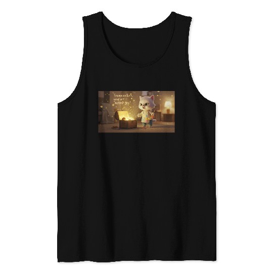 A magical hyper-realistic 3D render  Tank Tops