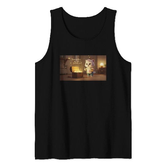 A magical hyper-realistic 3D render  Tank Tops