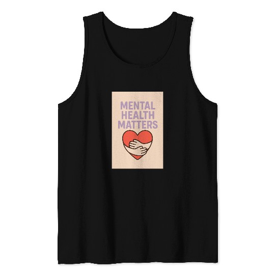 Mental Health Matters – Soft Pastel Self-Care Tank Tops