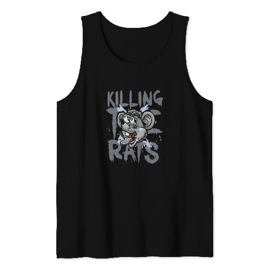 Urban Graffiti Mouse Art Tank Tops