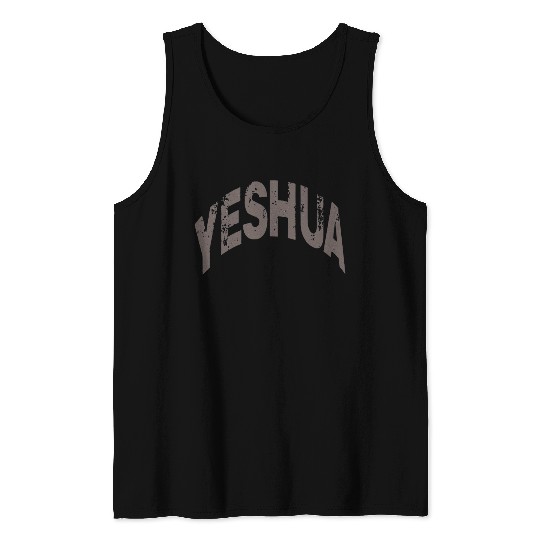 Yeshua Faith Typography Design Tank Tops