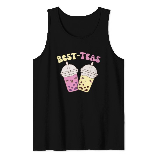 Best-Teas Cute Kawaii Bubble Tea Boba Tea Tank Tops