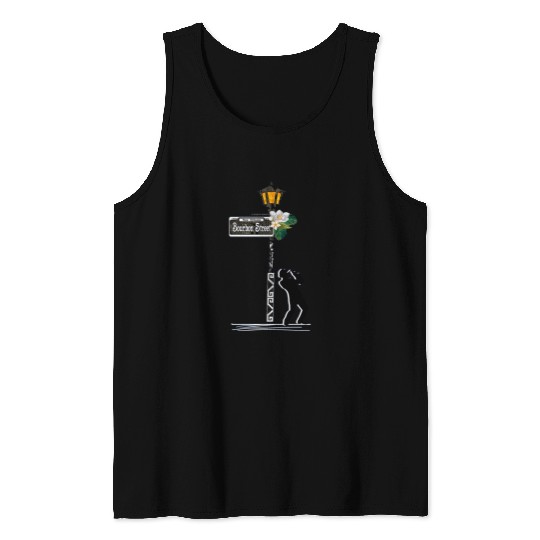 Bourbon Street Saxophonist 2 Tank Tops