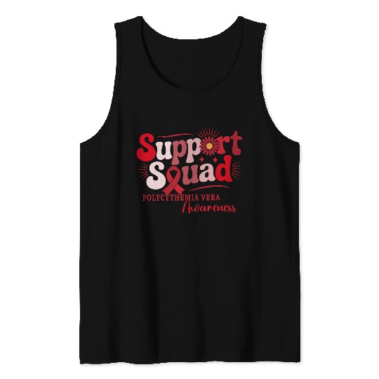 Polycythemia Vera Support Squad Design Tank Tops