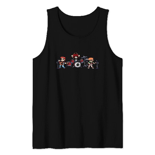Scott Pilgrim Band Tank Tops
