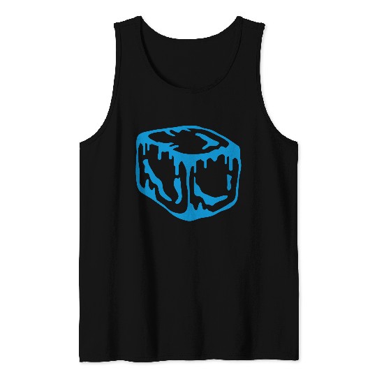 Ice Cube Design Tank Tops