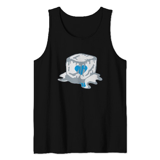 Ice Cube Heart Tank Tops