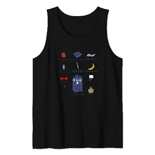 Doctor Who Items Tank Tops