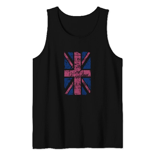 Union Jack - London - Vintage Look Tank Tops