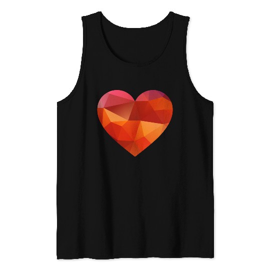 valentines day heart Tank Tops