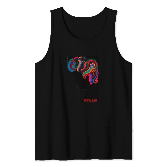 Bob Dylan icon Tank Tops