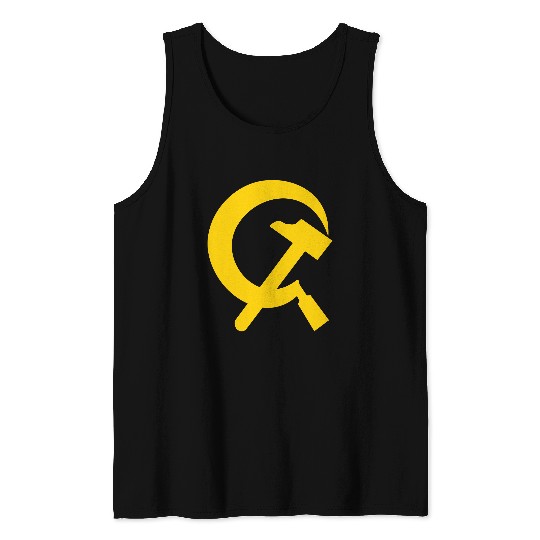 Hammer and sickle Tank Tops