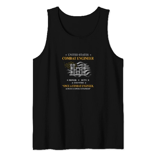 combat engineer, us army combat engineer, army com Tank Tops