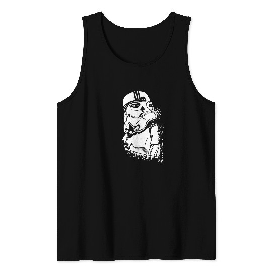 Funny and cool Star Wars Stormtrooper graffiti Tank Tops