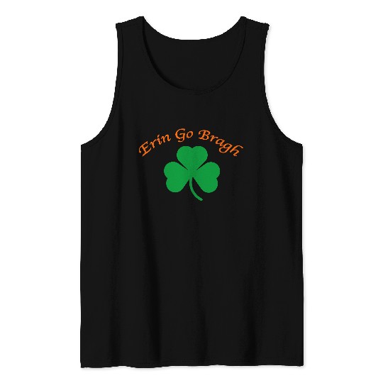 Erin Go Bragh Shamrock Tank Tops