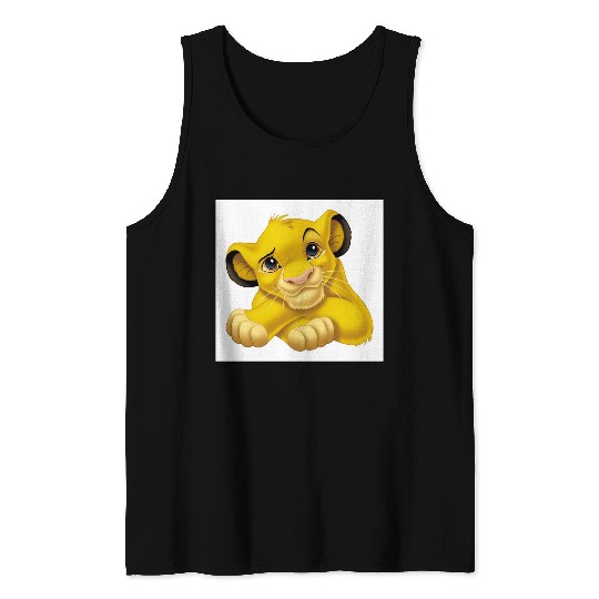 Simba The Lion King Raised Eyebrow Disney Tank Top