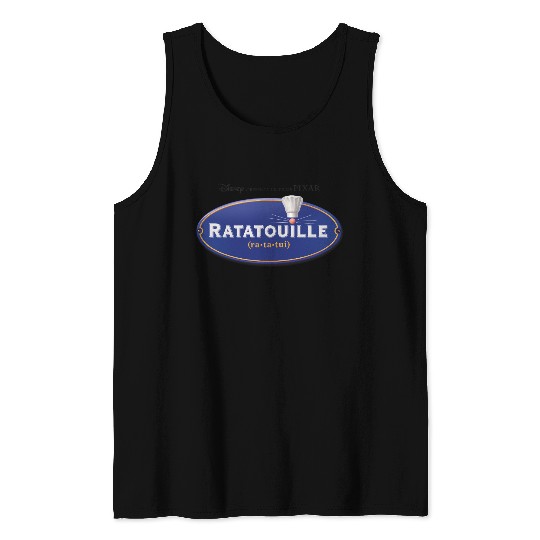 Ratatouille Movie logo Design Disney Tank Top