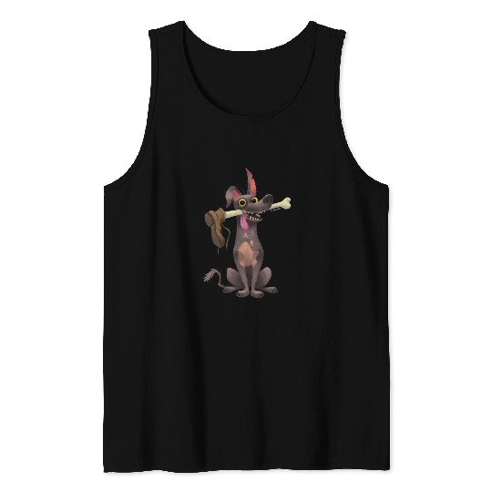 Disney Pixar Coco | Dante | Funny Bone with Shoe Tank Top