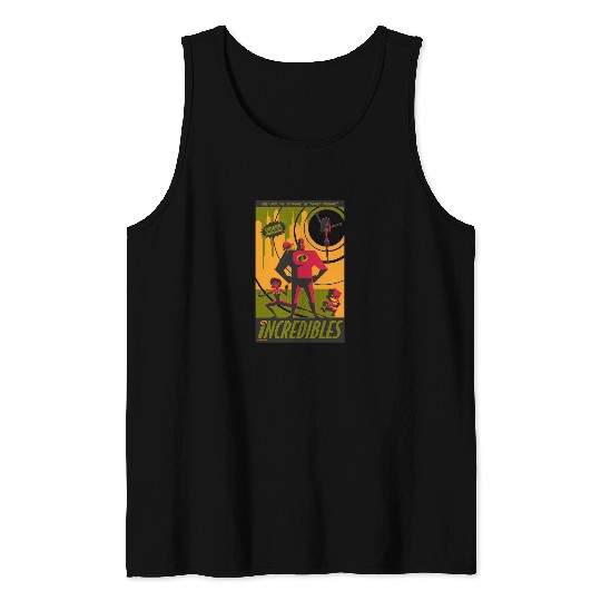 The Incredibles Poster Art Disney Tank Top