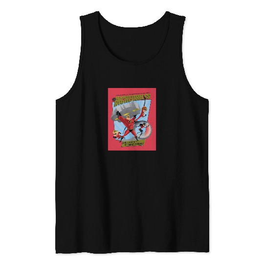 The Incredibles Action Poster Disney Tank Top
