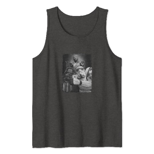 Darth Vader Stormtrooper Selfie Tank Tops, Disney Star Wars Tank Tops