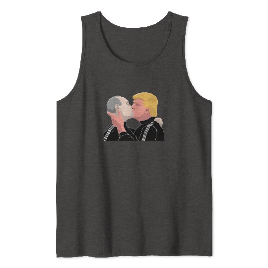 trump kissing putin Tank Tops
