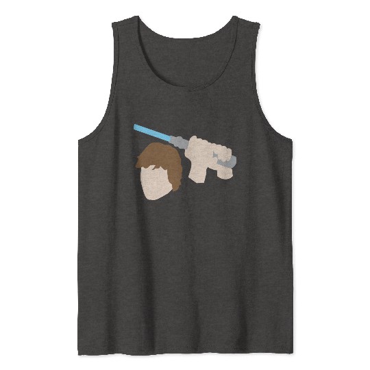 Luke Skywalker Lightsaber Tank Tops