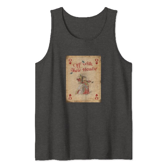 Alice in Wonderland The Queen of Hearts Tank Tops