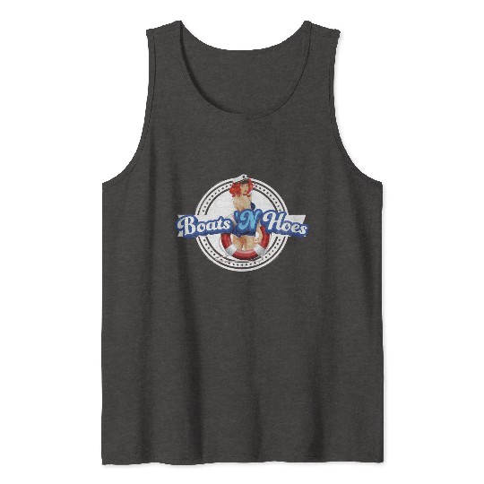 BOATS 'N HOES STEP BROTHERS SEXY LOGO Tank Tops