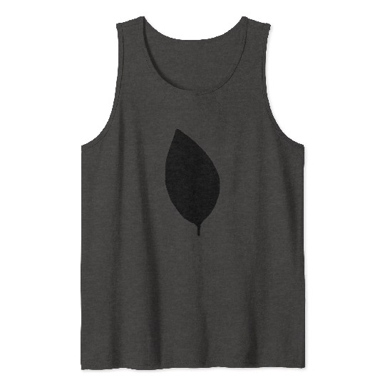 apple tree leaf silhouette Tank Tops