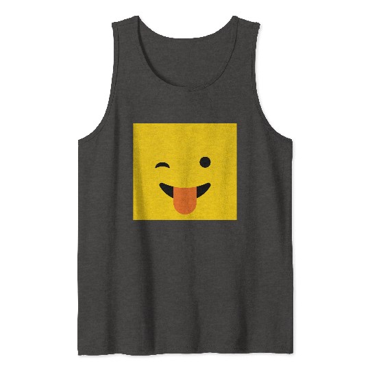 10 emoiji square 1 ai vectorstock 7799069 Tank Tops