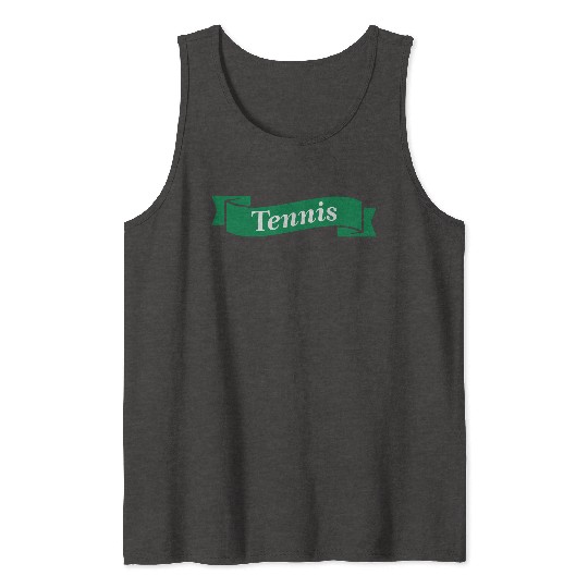 tennis logo Tank Tops
