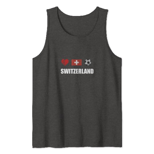 Switzerland Football Tank Tops - Switzerland Soccer