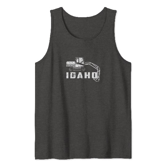 Huge Backhoe Toy Idaho Backhoe Tank Tops