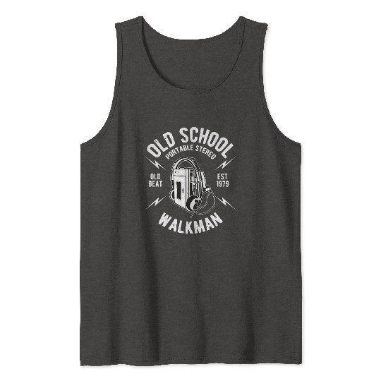 Old School Walkman Tank Tops